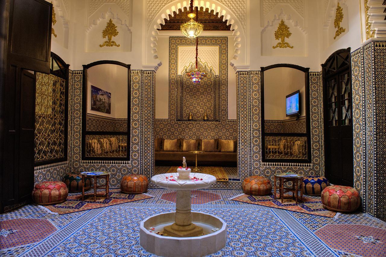 Riad El Manantial,Dar Hajjaj,Patrimonio Del Sxix เทโทอัน ภายนอก รูปภาพ