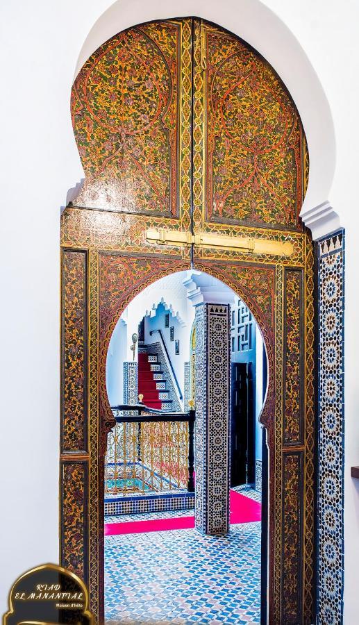 Riad El Manantial,Dar Hajjaj,Patrimonio Del Sxix เทโทอัน ภายนอก รูปภาพ