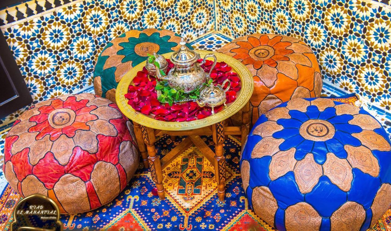 Riad El Manantial,Dar Hajjaj,Patrimonio Del Sxix เทโทอัน ภายนอก รูปภาพ