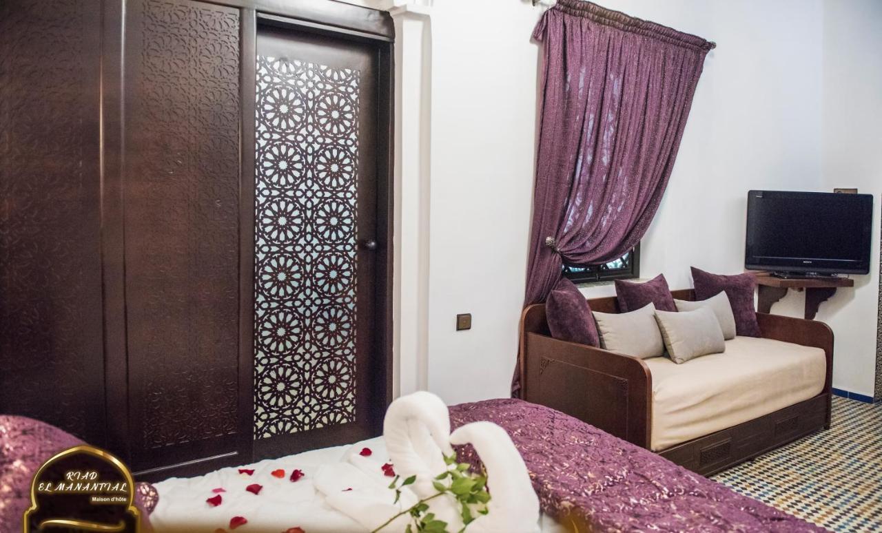 Riad El Manantial,Dar Hajjaj,Patrimonio Del Sxix เทโทอัน ภายนอก รูปภาพ